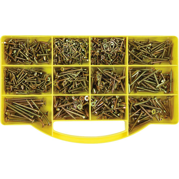 Champion GJ Grab Kit 900pc Woodscrew Assortment Kit
